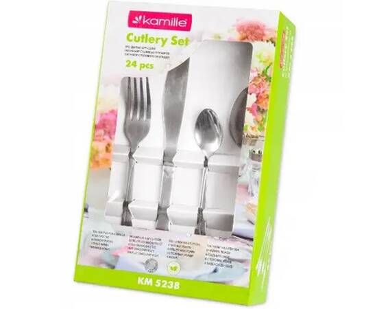 Набор столовых приборов 24пр. Kamille (5238R), изображение 2