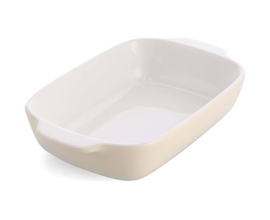 Форма для випічки з кришкою KitchenAid керамогранітна, 6,5 х15, 5х26 см 0,9 л, кремовий колір (CC006105-001), зображення 2