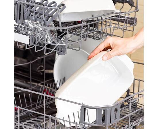 Форма для випічки з кришкою KitchenAid керамогранітна, 7,5 х19, 5х32, 8 см 1,9 л, кремовий колір (CC006107-001), зображення 5