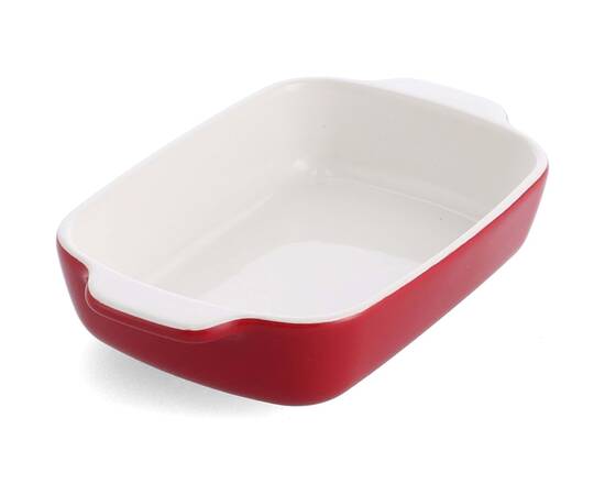 Форма для випічки з кришкою KitchenAid керамогранітна, 8,8 х24, 8х40, 4 см 3,8 л, колір червоний (CC006108-001), зображення 2