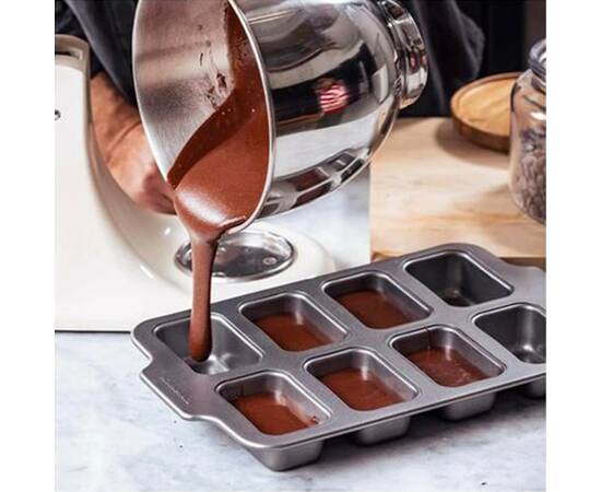 Форма для випікання кексів KitchenAid, на 8 шт, прямокутної форми (CC006068-001), зображення 3