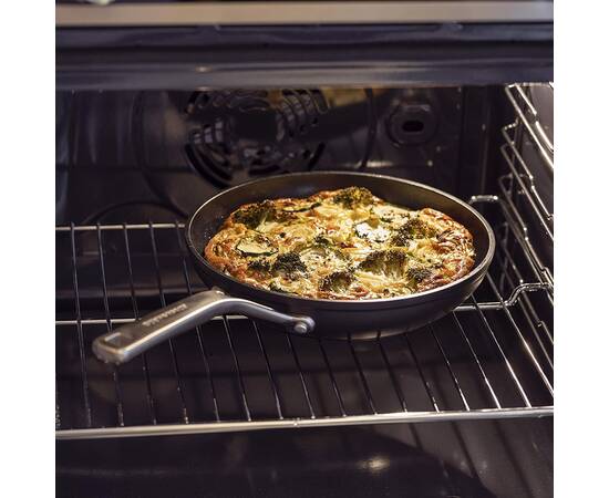 Набір сковорідок KitchenAid FHA, 20+24+28 см із керамічним покриттям (CC005699-001), Колір: чорний, Тип: набір сковорідок, Форма: кругла, Діаметр (см): 20/24/28, зображення 3