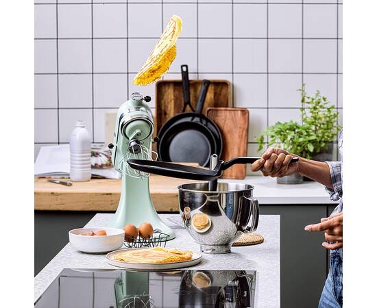 Сковорода для блинов KitchenAid CFA, 24 см с керамическим покрытием (CC005680-001), Цвет: черный, Тип: сковорода для блинов, Форма: круглая, Диаметр (см): 24, изображение 4