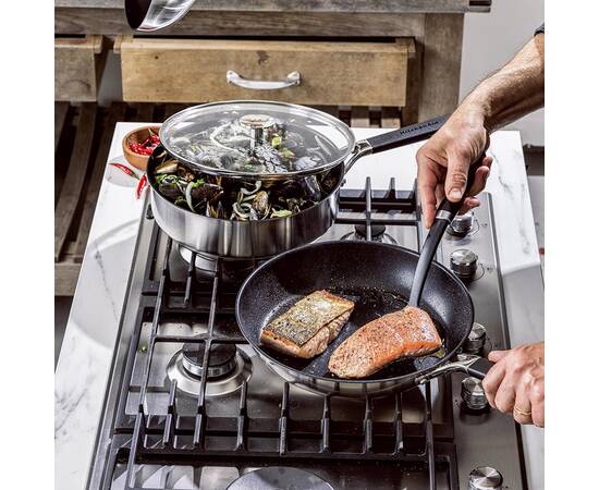 Сотейник з кришкою KitchenAid CSS, 26 см 3,6 л з керамічним покриттям (CC005704-001), зображення 2