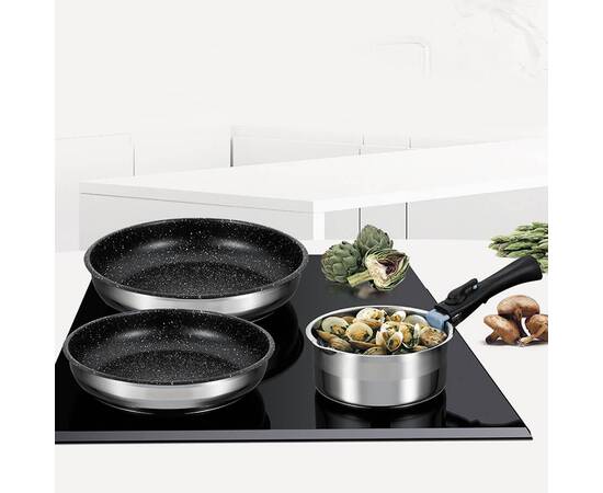 Набор посуды 4 пр. со съемной ручкой Maestro (MR3529-4), изображение 2