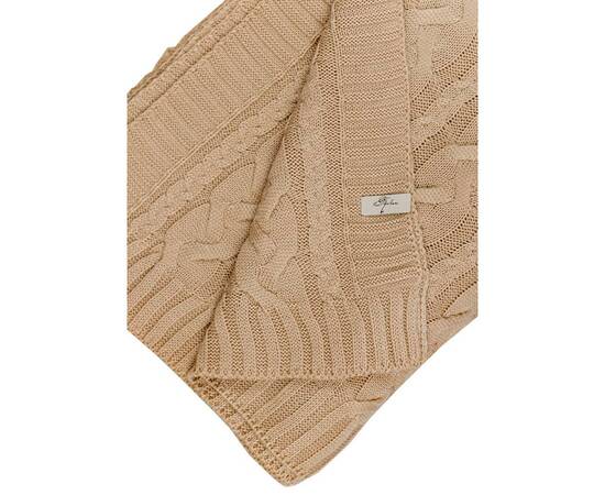 Плед 130х170 Hit Kosa-01 бежевий Прованс (033722), Основний колір: бежевий, Розмір: 130x170, зображення 3