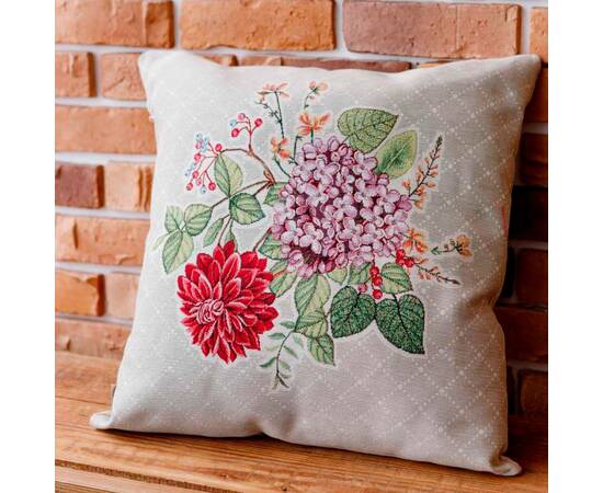 Наволочка декоративная 45х45 Букет квітів Гуси Прованс (034211), изображение 2