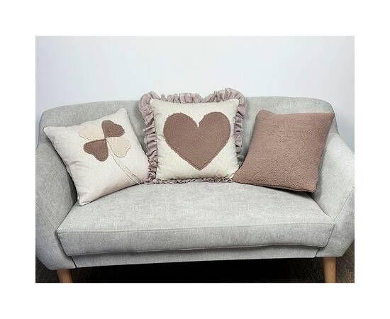 Подушка декоративна 40х40 Тедді кавова Прованс (033319), зображення 2