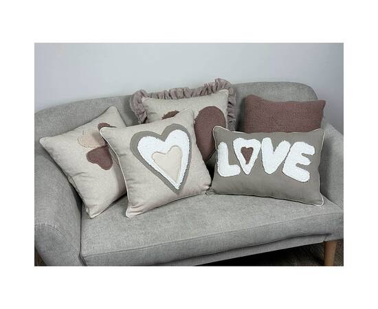 Подушка декоративна 40х40 Тедді кавова Прованс (033319), зображення 3