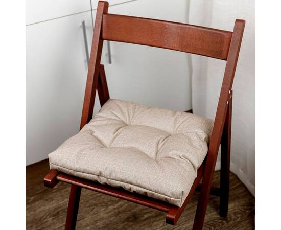 Подушка на стілець 40х40 FIESTA Бежева Прованс (33516), Колір: бежевий, Розмір: 40x40, зображення 2