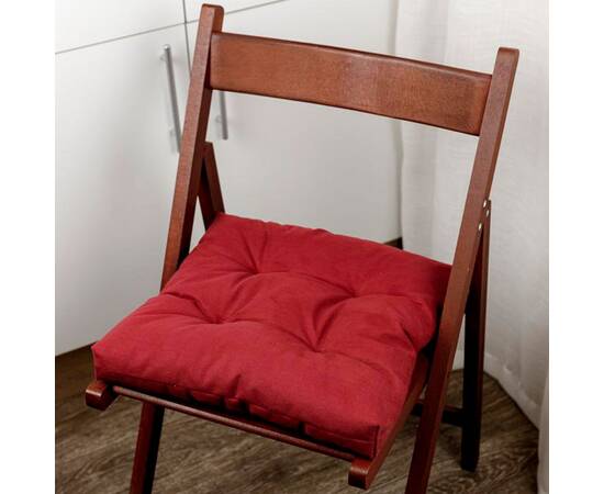 Подушка на стул 40х40 FIESTA Бордо Прованс (033512), Цвет: бордовый, Размер: 40x40, изображение 2