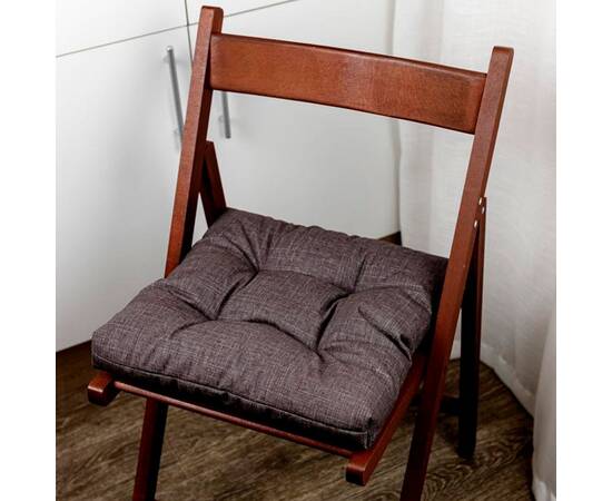 Подушка на стілець 40х40 FIESTA Графіт (Мокко) Прованс (33522), Колір: графітовий, Розмір: 40x40, зображення 2