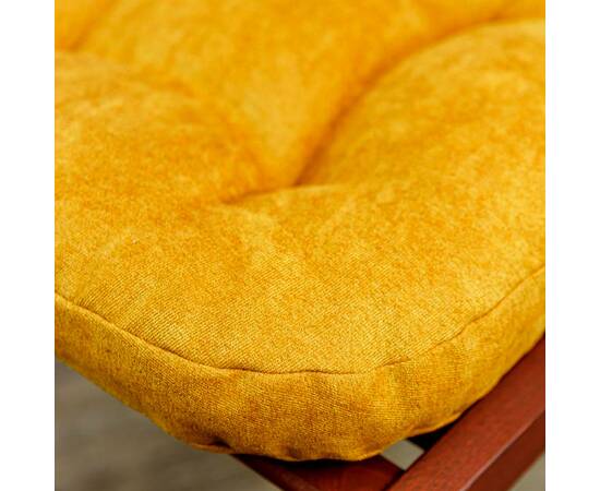 Подушка на стілець 40х40 LUIS Гірчична Прованс (33798), Колір: гірчичний, Розмір: 40x40, зображення 3