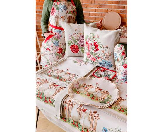 Прихватка 20х20 Гуси Прованс (034323), изображение 4