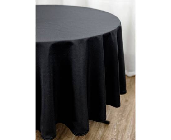 Скатерть круглая D-180 Kelly черная Прованс (033163), Тип: скатерти, Цвет: черный, Форма скатерти: круглая, Размер: Ø180, изображение 2