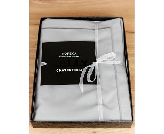 Скатерть круглая D-180 Kelly серая Прованс (033161), Тип: скатерти, Цвет: серый, Форма скатерти: круглая, Размер: Ø180, изображение 5