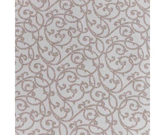 Скатерть пятноустойчивая Симфони D-180 Капучино вензель Прованс (033848), Тип: скатерти, Цвет: коричневый, Форма скатерти: круглая, Размер: Ø180, изображение 3