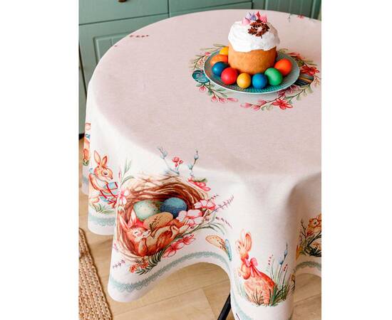 Скатертина овальна 135х240 Злагода Прованс (034187), Тип: скатертини, Основний колір: коричневий, Форма скатертини: овальна, Розмір: 135x240, зображення 3