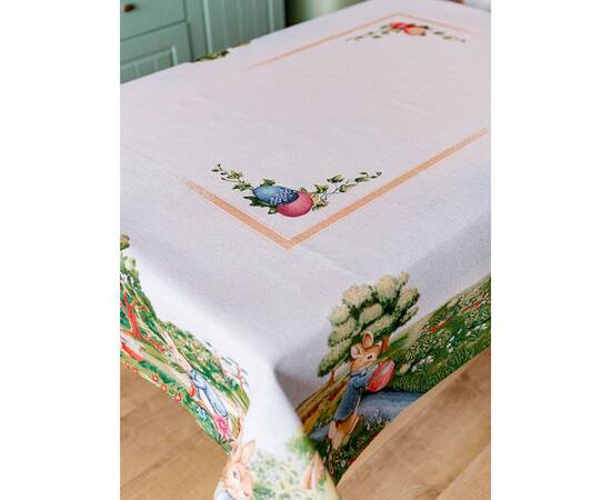 Скатерть 135х300 Галявина Прованс (034109), Тип: скатерти, Цвет: зеленый, Форма скатерти: прямоугольная, Размер: 135x300, изображение 3