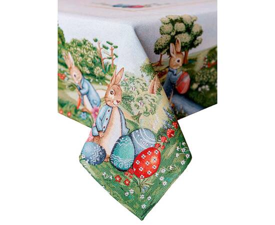 Скатерть 135х300 Галявина Прованс (034109), Тип: скатерти, Цвет: зеленый, Форма скатерти: прямоугольная, Размер: 135x300, изображение 4