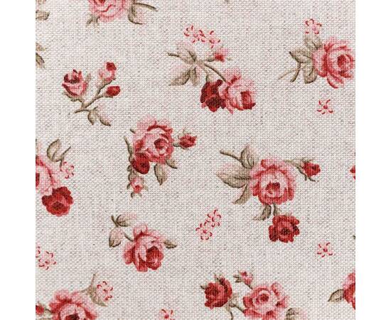 Скатерть пятноустойчивая Симфони 136х180 Червоні трояндочки на натюрель Прованс (033553), Тип: скатерти, Цвет: красный, Форма скатерти: прямоугольная, Размер: 136x180, изображение 3