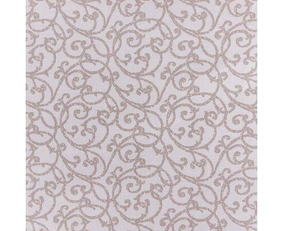 Скатерть пятноустойчивая Симфони 136х220 Капучино вензель Прованс (033601), Тип: скатерти, Цвет: коричневый, Форма скатерти: прямоугольная, Размер: 136x220, изображение 3