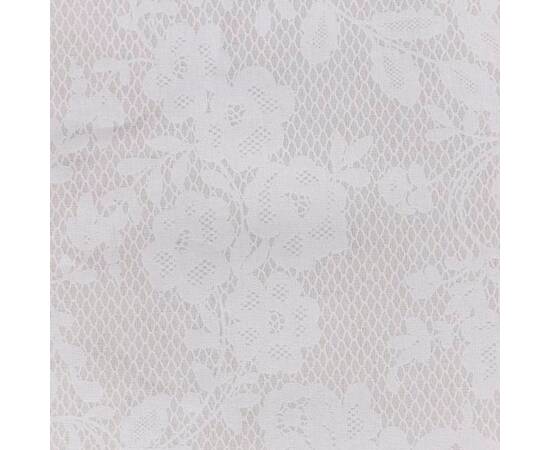 Скатертина плямостійка Симфоні 136х220 Мереживо на білому Прованс (033589), Тип: скатертини, Основний колір: білий, Форма скатертини: прямокутна, Розмір: 136x220, зображення 3