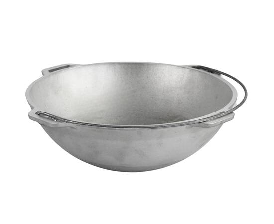 Казан алюмінієвий з дужкою та кришкою 4 л Азія Brizoll (11-004-1), Об’єм казана: 4 л, Наявність кришки: з алюмінієвою кришкою, зображення 3