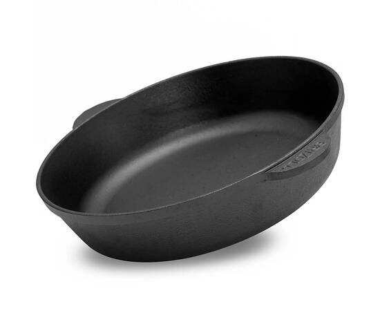 Сковорода чугунная с чугунной крышкой- сковородой 300х60 мм Monolith Brizoll (M3060U-2), Цвет: черный, Тип: сковорода, Форма: круглая, Диаметр (см): 30, изображение 2