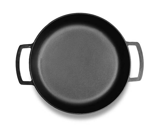 Сковорода чугунная с чугунной крышкой- сковородой Гриль 360х80 мм Monolith Brizoll (M3680U-3), изображение 2