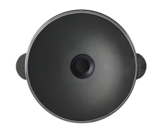 Сковорода чугунная WOK со стеклянной крышкой 4,7 л 300х103 мм Brizoll (W30-6), Цвет: черный, Тип: сковорода вок, Форма: круглая, Диаметр (см): 30, изображение 2