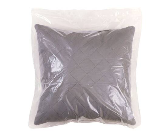 Подушка 40х40 декоративная Graphite ромб Руно (311.52_graphite ромб), Цвет: графитовый, Размер: 40x40, изображение 2