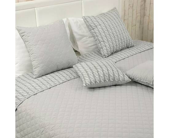 Подушка 40х40 декоративна Grey Braid Руно (Р311.52_Grey Braid), Колір: сірий, Розмір: 40x40, зображення 3