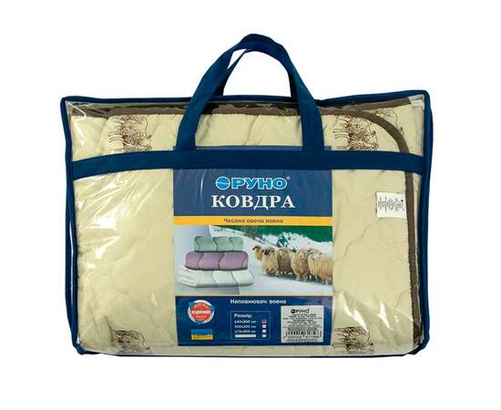 Ковдра 172х205 демісезонна вовняна мікрофайбер Руно (316.52ШКУ_Sheep), Сезонність: демісезонна, Розмір: 172x205, зображення 5