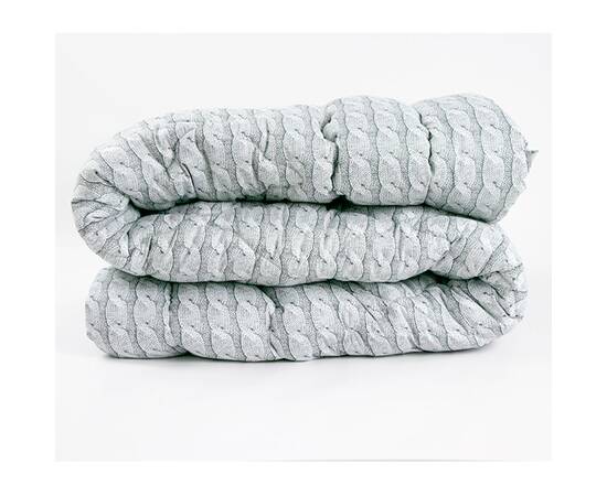 Ковдра 172х205 силіконова поліестер Руно (Р316.52_Grey Braid), Сезонність: зимова, Розмір: 172x205, зображення 2
