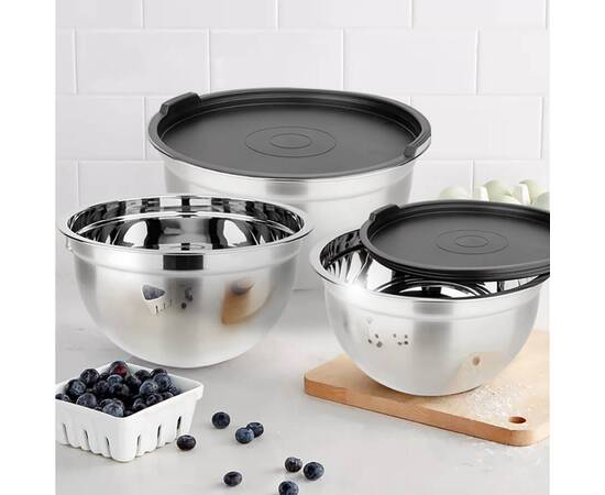 Набір мисок сталь 6 пр Maestro (MR1688), зображення 2