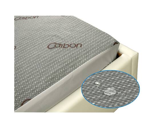 Наматрацник водонепроникний натяжний 120x190xh30 Carbon Руно (823СВ_Carbon), Розмір: 120x190, Спосіб кріплення: гумка по периметру, зображення 4