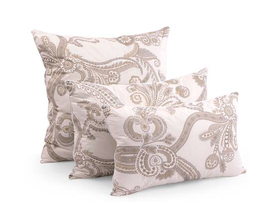 Подушка 70х70 силіконізоване волокно гранули Luxury Руно (313.11CЛУ_Luxury), Колір: коричневий, Розмір: 70x70, зображення 3