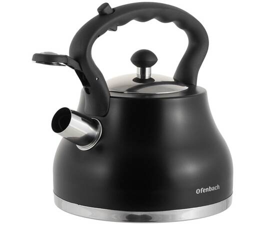 Чайник 2.7л зі свистком Ofenbach (100313BL), зображення 3