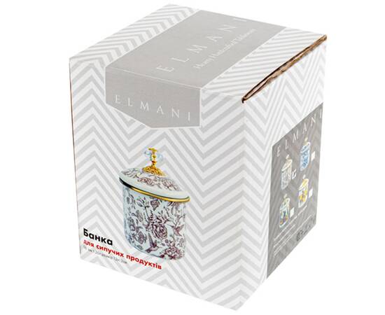 Банка для сыпучих продуктов BUTTERFLY Elmani с крышкой 12x12 см 1,25 л (763-025), изображение 4