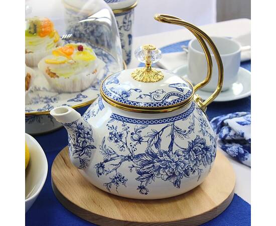 Чайник эмалированный BUTTERFLY Elmani с крышкой 2,2 л (763-031), изображение 3