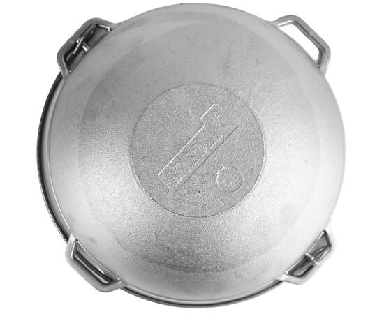 Казан алюминиевый с дужкой и крышкой 6 л Азія Brizoll (11-006-1), Объем казана: 6 л, Наличие крышки: с алюминиевой крышкой, изображение 4