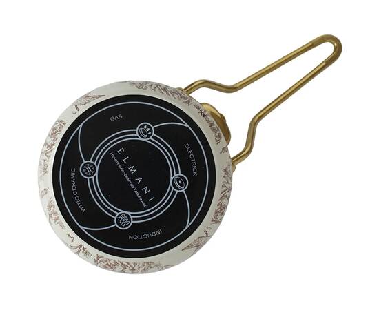 Ківш емальований BIRD Elmani з кришкою 0,9 л (763-044), Тип: ківш, Об'єм: 0,9 л, Колір: бежевий, зображення 2