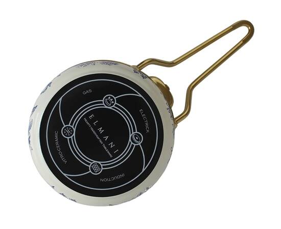 Ковш эмалированный BUTTERFLY Elmani с крышкой 0,9 л (763-030), Тип: ковш, Объем: 0,9 л, Цвет: синий, изображение 2