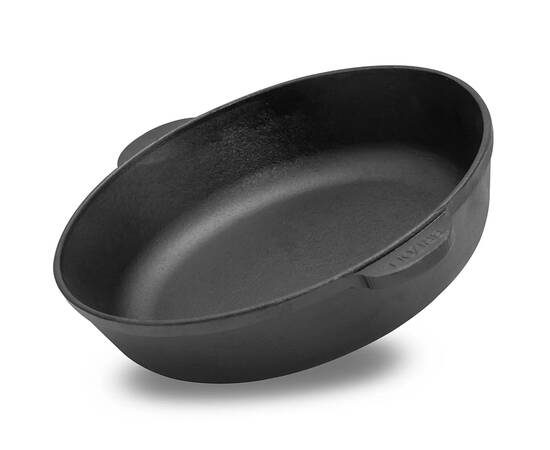 Сковорода чугунная со стеклянной крышкой 240х60 мм Monolith Brizoll (M2460U-6), Цвет: черный, Тип: сковорода, Форма: круглая, Диаметр (см): 24, изображение 3