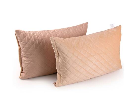 Чехол на подушку 50х70 велюровый Beige ромб Руно (382.55_Beige ромб), Цвет: бежевый, Тип: наволочки, Размер: 50x70, изображение 4