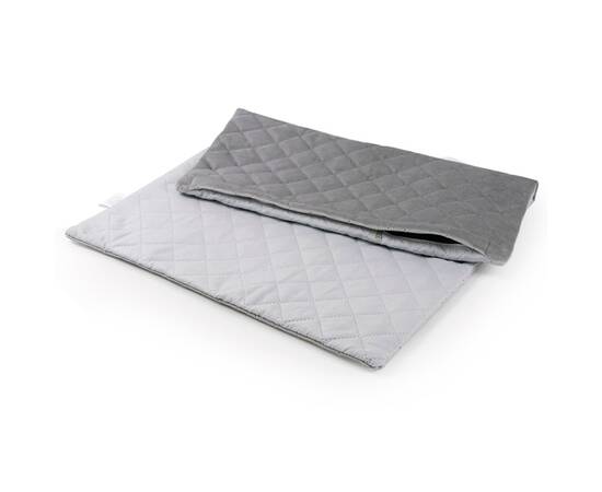 Чехол на подушку 50х70 велюровый Grey ромб Руно (382.55_Grey ромб), Цвет: серый, Тип: наволочки, Размер: 50x70, изображение 2