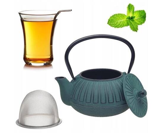 Чайник заварювальний 0,6 л. із чавуну Kamille (4831), зображення 3