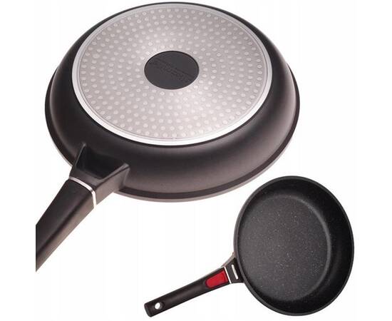 Сковорода О24 см со съемной ручкой Kamille (4470), Цвет: черный, Тип: сковорода, Форма: круглая, Диаметр (см): 24, изображение 3