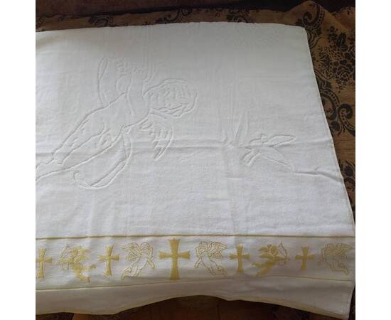 Крижма рушник для хрещення 70x140 золото Zeron (16519), Колір: золотий, Розмір: 70x140, зображення 2